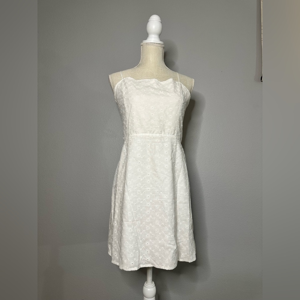 Simple white dress
